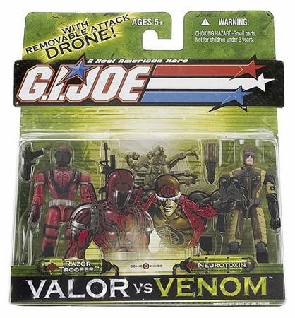Action Force//GI Joe Valor vs Venom Cobra Razor Trooper