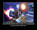 Jet-Powered Wooden Hammer