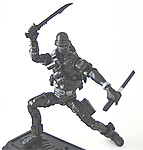 Snake-Eyes with pinuté short sword and ninja-to