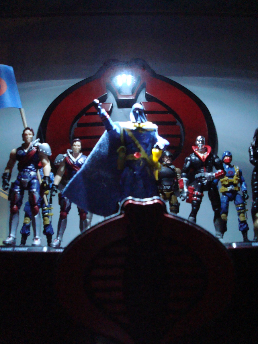 Cobra Commander rallies the guard.